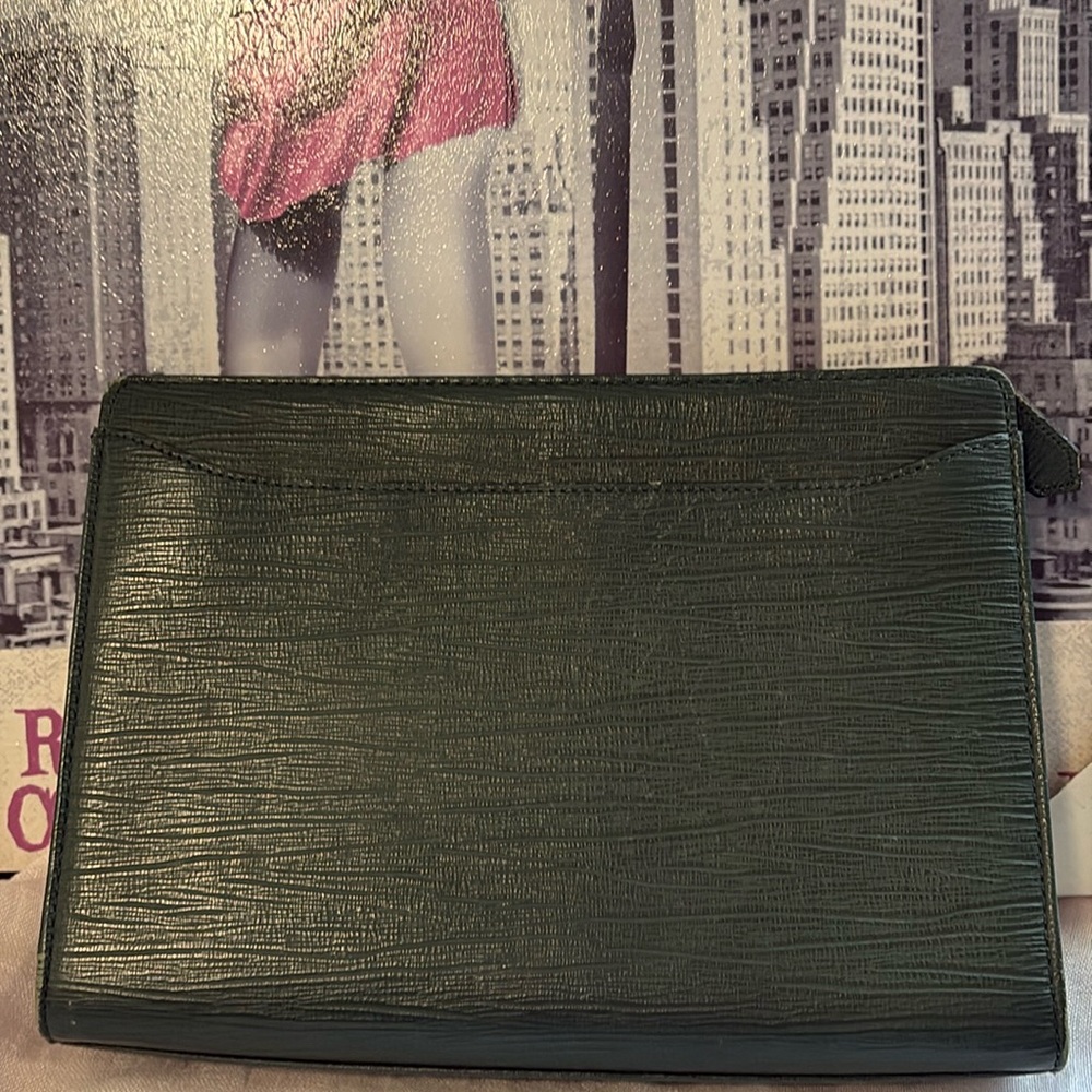 VERSACE Vintage Leather and Suede Clutch - Picture 5 of 16